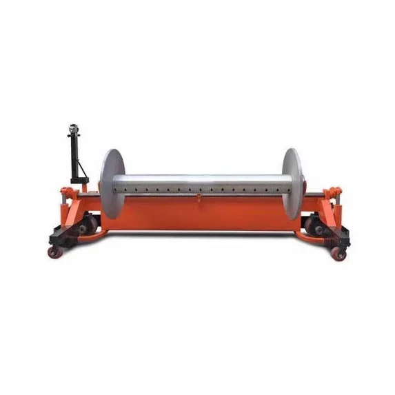 High Capacity Customized Manual Hydraulic Weaving Warp Beam Trolley
