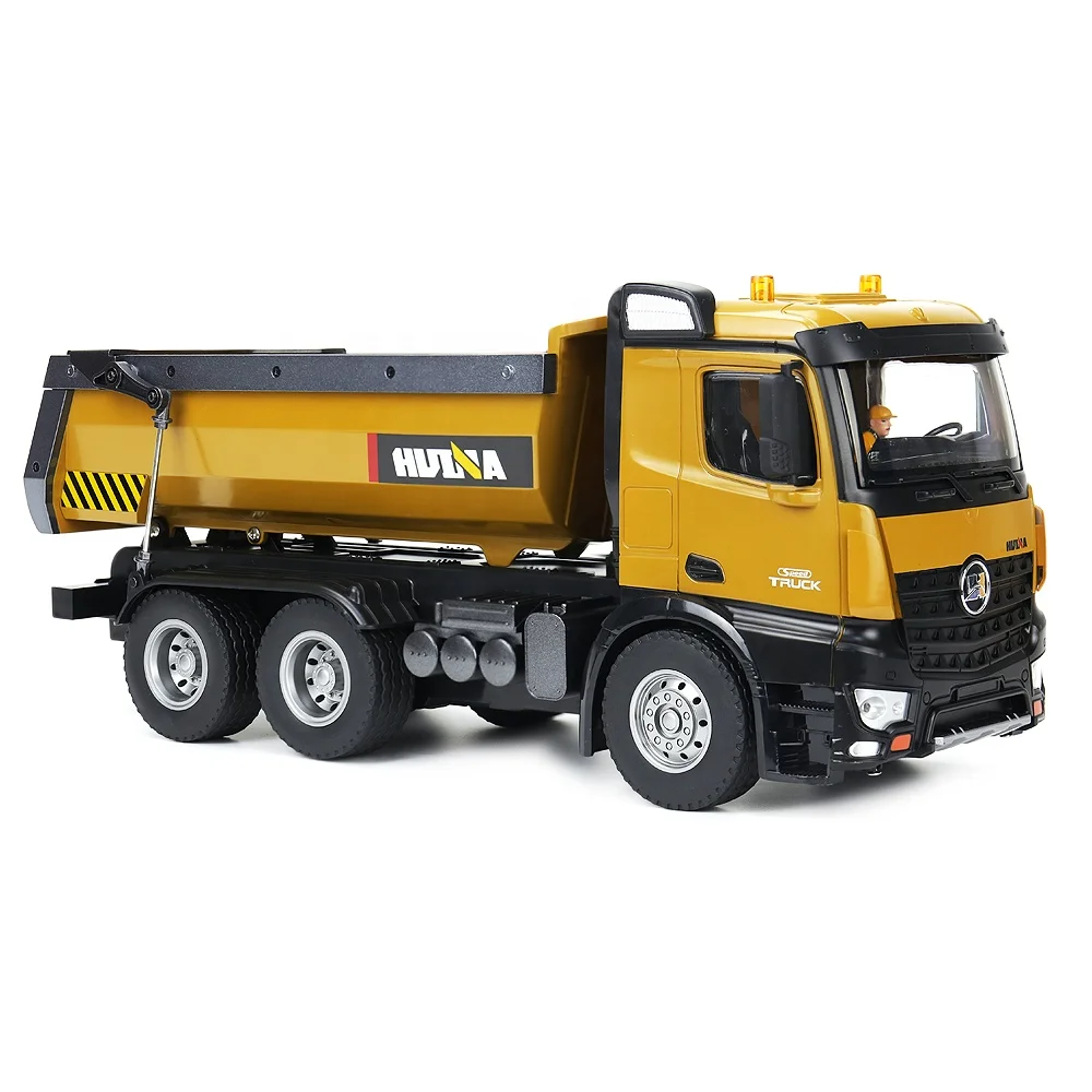 1/14 scale 10 Channels 2.4GHz  Huina 1573  V4 Dump Truck Tilt Truck