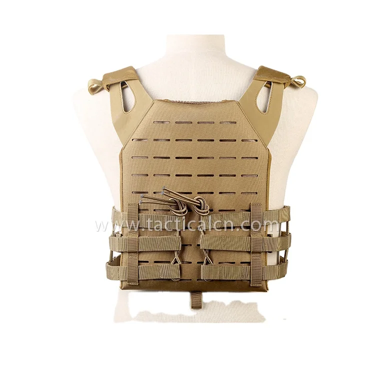 Laser Cut Molle Tactical Vest Plate Carrie Vest With 5.56 Pouch Outdoor Protection Vest