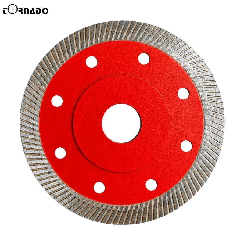 OEM High-end quality power multi tools  circle round disk 106mm Thin Turbo Dry Cutting Disc Saw Blade For Porcelain Tile