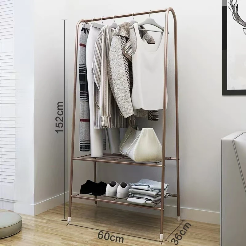 Clothing Racks for Hanging Clothes Rack Kitchen Furniture Living Room Gold Trolley Kitchen Cabinet and Storage Cloakroom