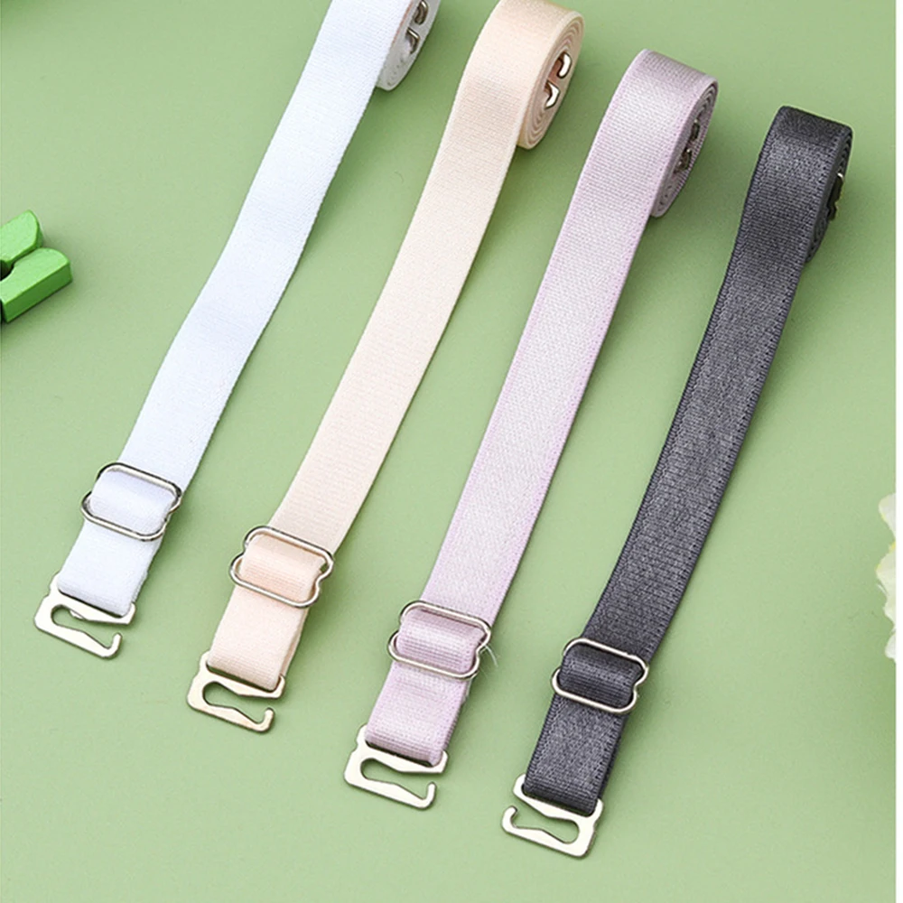 Hot Sales Stainless Steel Buckle Bra Shoulder Strap 1CM Sexy Underwear Wide Strap Non-Slip Bra Shoulder Strap