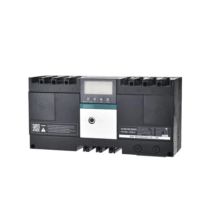 
125A 250A CB class MCCB type changeover switch automatic transfer ATSE supplier 220V three phase Ac automatic transfer switch 