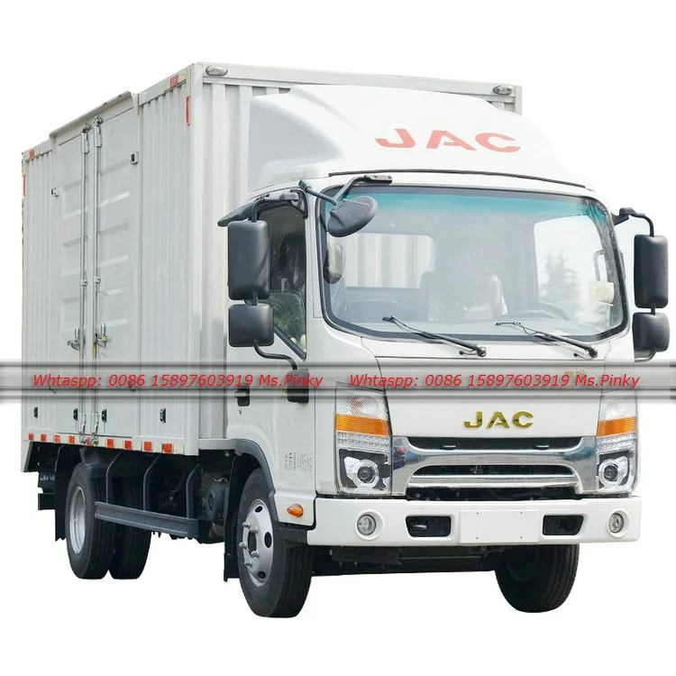 Superior Quality Small Light JAC Close Body Truck JAC Van Truck Euro 2 Engine For Sales