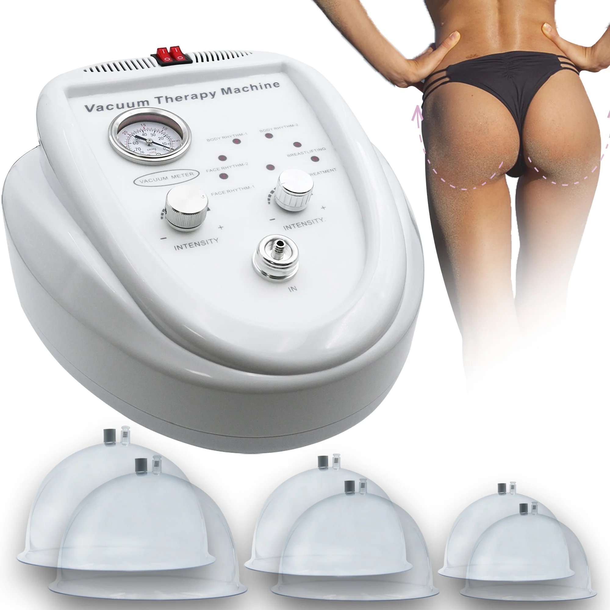 Butt Lifting Breast Enlargement Vacuum Therapy Machine Buttocks Enlargement Vacuum Suction Cupping