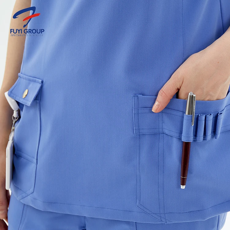 Factory Direct Sample Scrubs Suits Uniforms Design New Style Nurse Hospital Uniforms Scrubs Sets