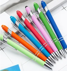 Custom Design Fashion Office School Writing Gift Set 2 In1 Stylus Ballpoint Metal Pen