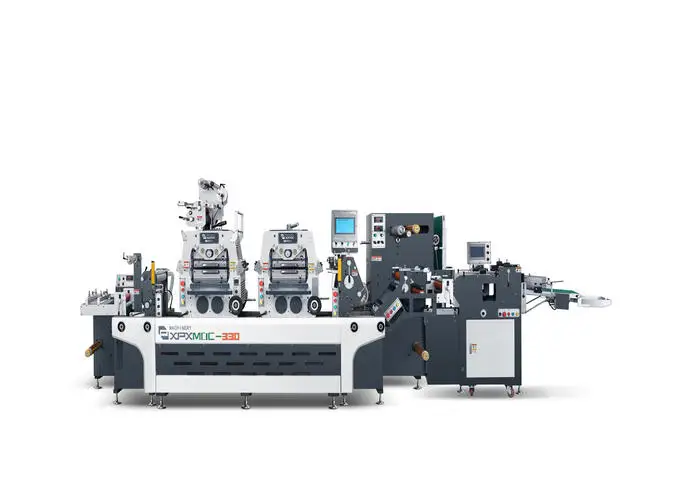 MDC-360 high speed register hologram hot foil flatbed die cutting machine for blank sticker printing  with mark sensor