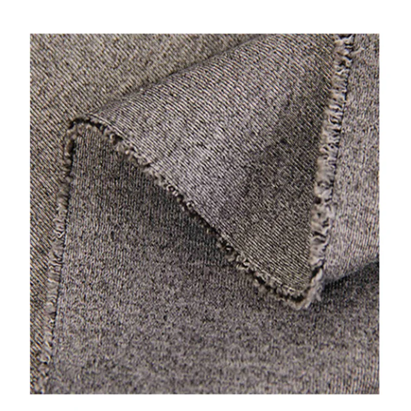 Off-the-shelf grey air layer health cloth air layer linen grey fabric linen air layer health cloth knitted