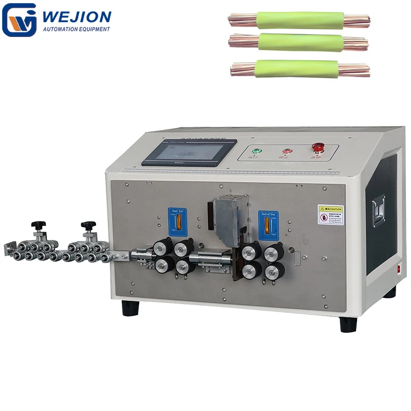 2097 WEJION 7-inch touch screen liquid display Automatic wire cutting and stripping machine