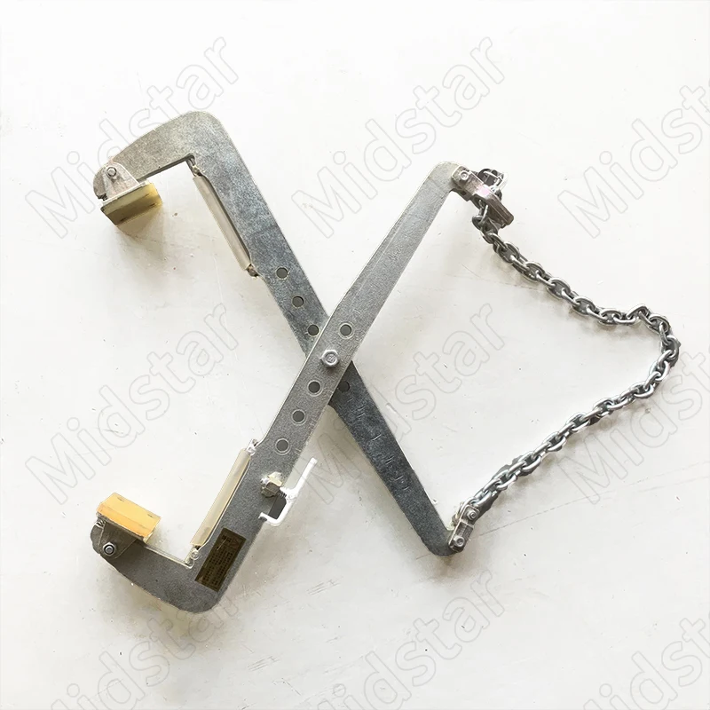 Midstar carrying clamp lifting heavy cargo steel rubber lifting fixture slab clamp for granite marble stone
