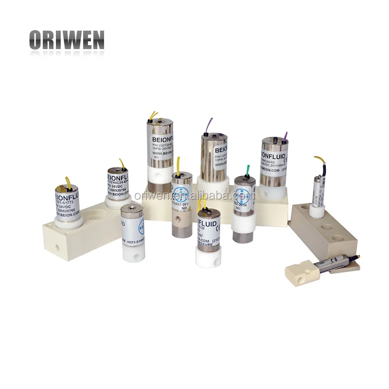 0,062 дюймов 12VDC диафрагма PTFE 3 пути Соленоидный клапан