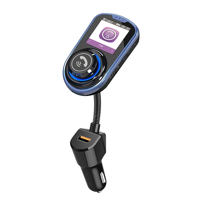 
USB Charger Hands-Free Car Kit Wireless Radio Audio Adapter 5.0 BT FM Transmitter Car MP3 Player 
