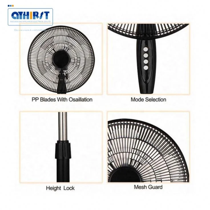 Best Price As Pp, 5 Blade National Stand Fans Eco Friendly 16 Inch Stand Fan