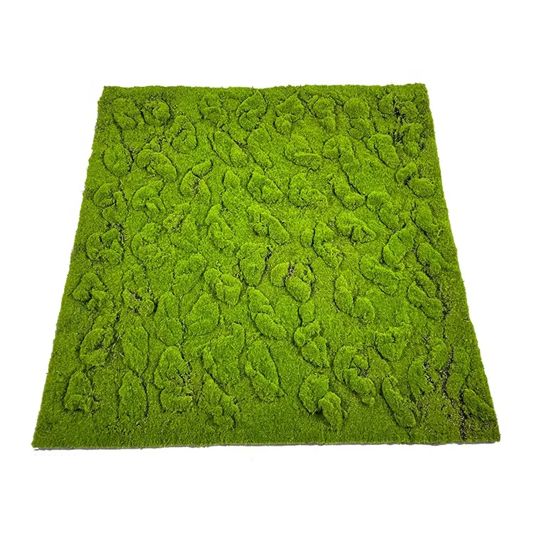 Small 30cm Artificial Moss Lawn Artificial Panel Grass Wall Decor Wall Green Artificial Moss For Backdrop Decoration
