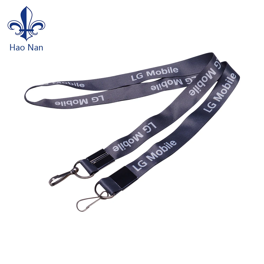 Wholesale Custom High Quality Sublimation  Id Card Key Neck Strap Polyester Lanyard With Swivel Clip