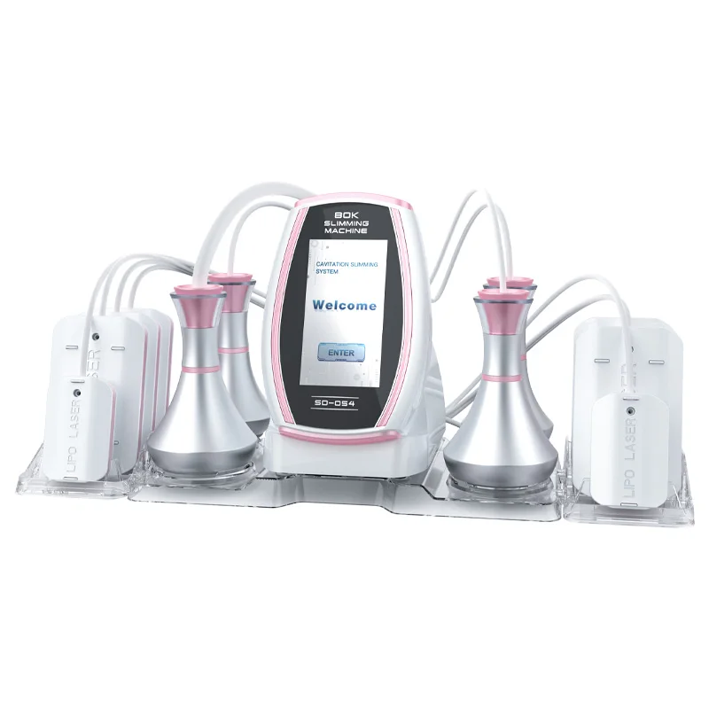 5 In 1 Portable fat removal rf vacuum ultra slimming sculpting body laser liposuction 80k cavitation machine