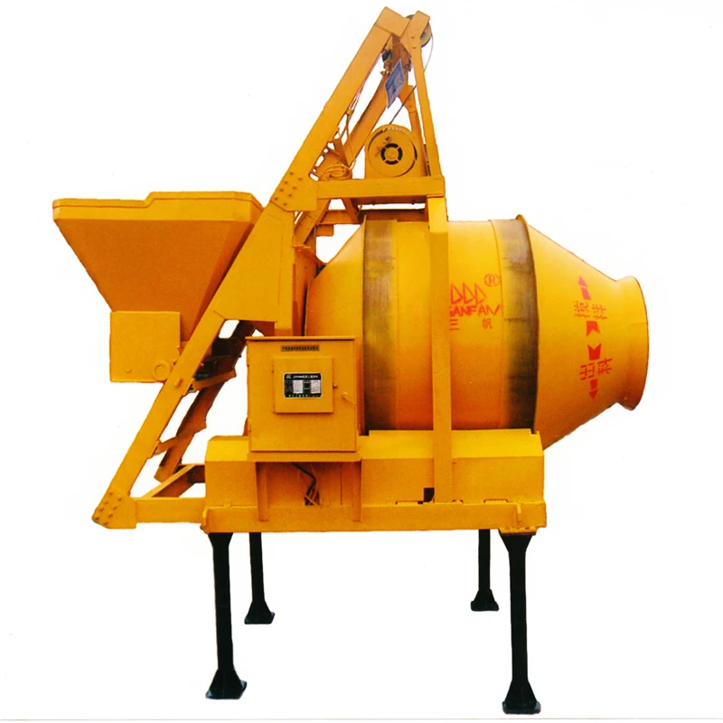 JZM500TT Mobile Mini Electric concrete mixer with pump Towable 1 bag 350L diesel gasoline or motor concrete mixer price