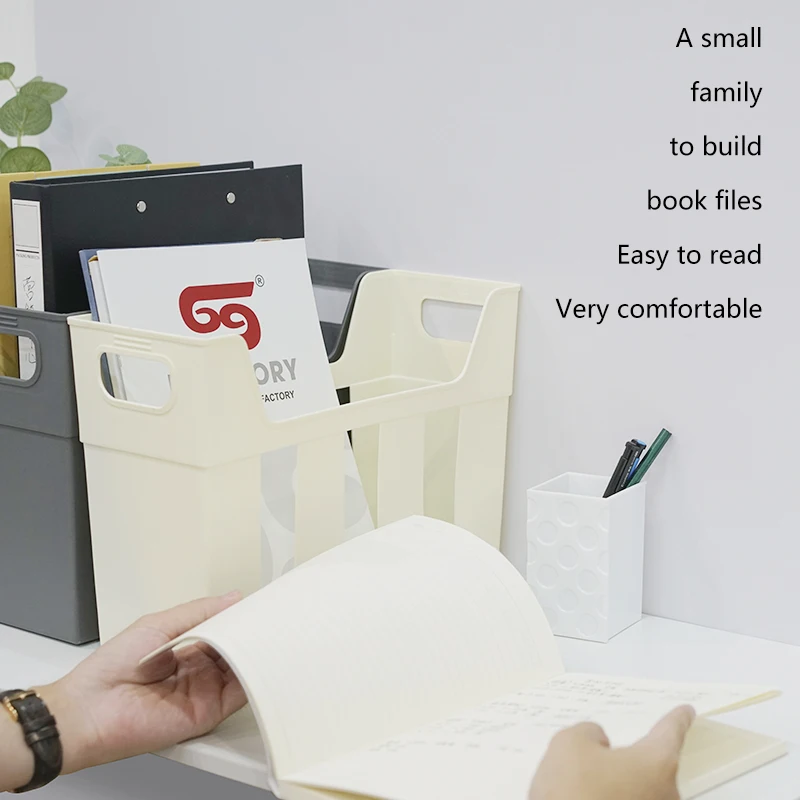 Wholesale cheap file desktop Tray Magazine File Document plastic storage box for sale