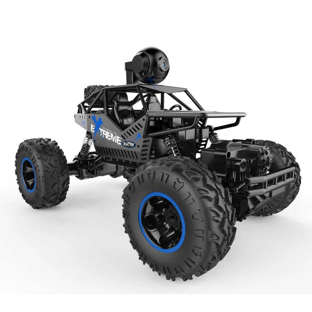 2.4Ghz Alloy Remote Control Cars With Camera 4WD Racing Vehicle Cross Country 1/16 Rc Car