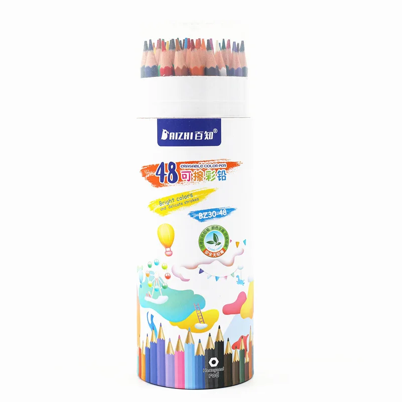 Whosale Stationery Factory Sale Multiple Specifications School Colors12 24 36 48 Art Painting Pencil Set