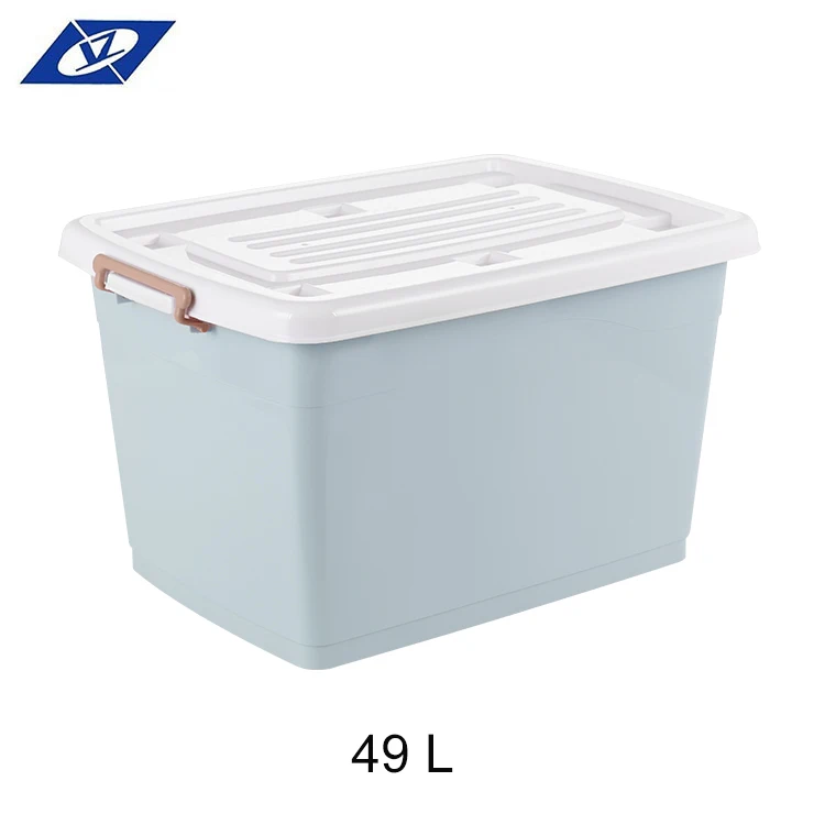 Plastic Manufacturers Large Container Plastic Storage Box Transparent Plastic Storage Box With Wheels