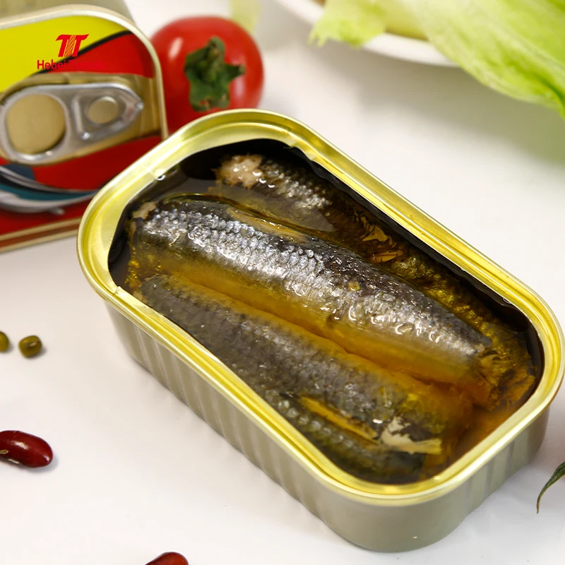 Chinese Factory Canned Sardines in Vegetable Oil