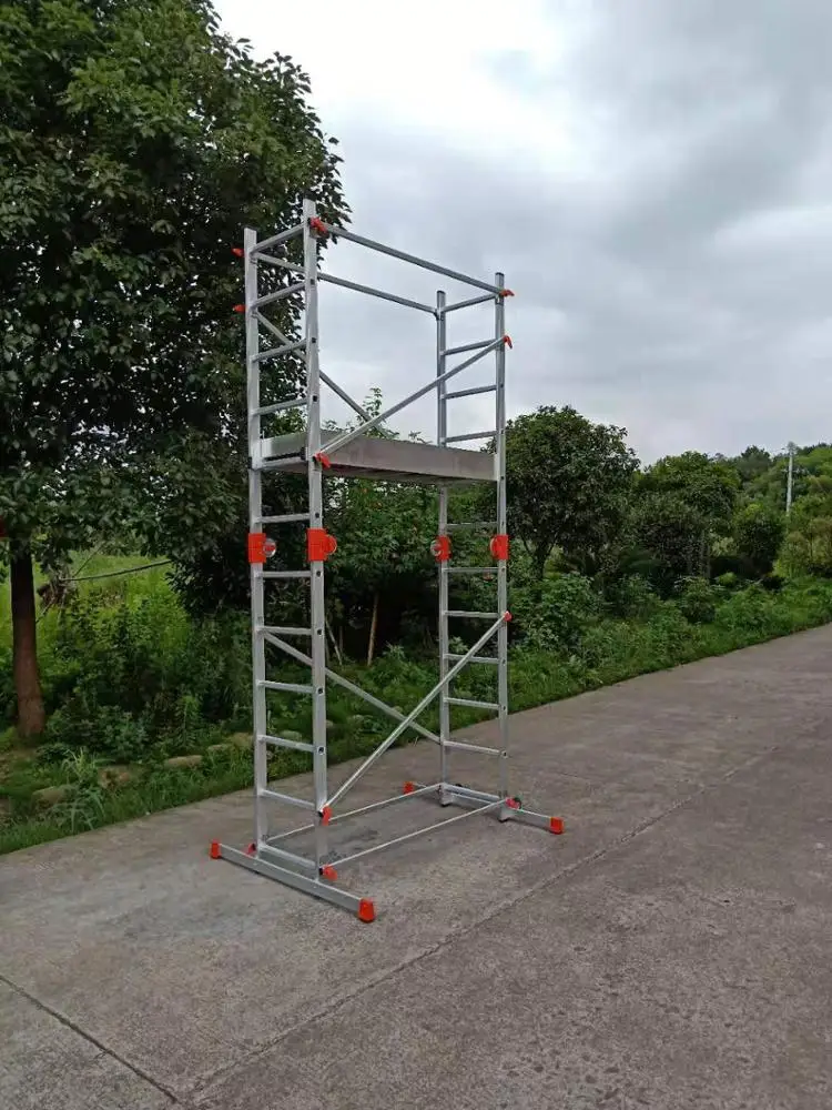 Aluminium multipurpose professional telescope extension ladder