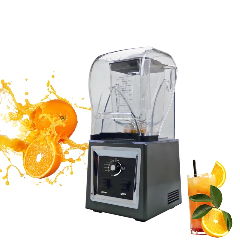 Professional Silent Blender with Sealed Sound Enclosure commercial heavy duty blender for Shakes and Smoothies Mixer Blenders
