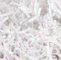 Gold and silver raffia fold paper silk 100g in a bag gift box decoration filling curved wave paper shredded paper fillers