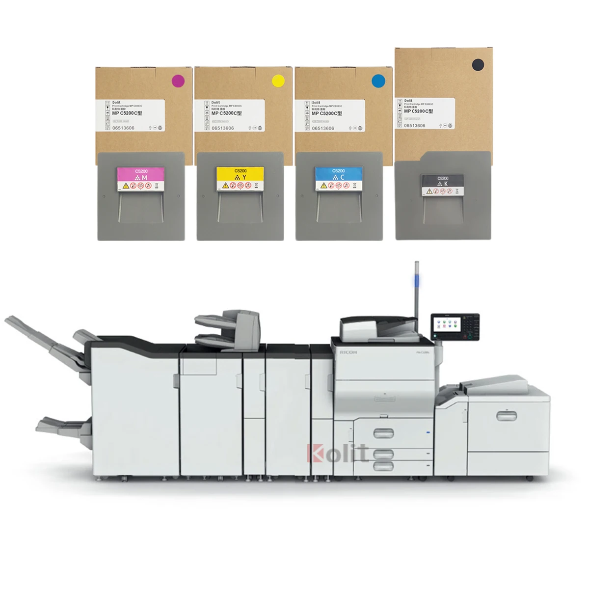 Лидер продаж переработка среднескоростной копировальный аппарат для Ricoh Color C5200s производственный принтер Copier360gsm A3 со сканером