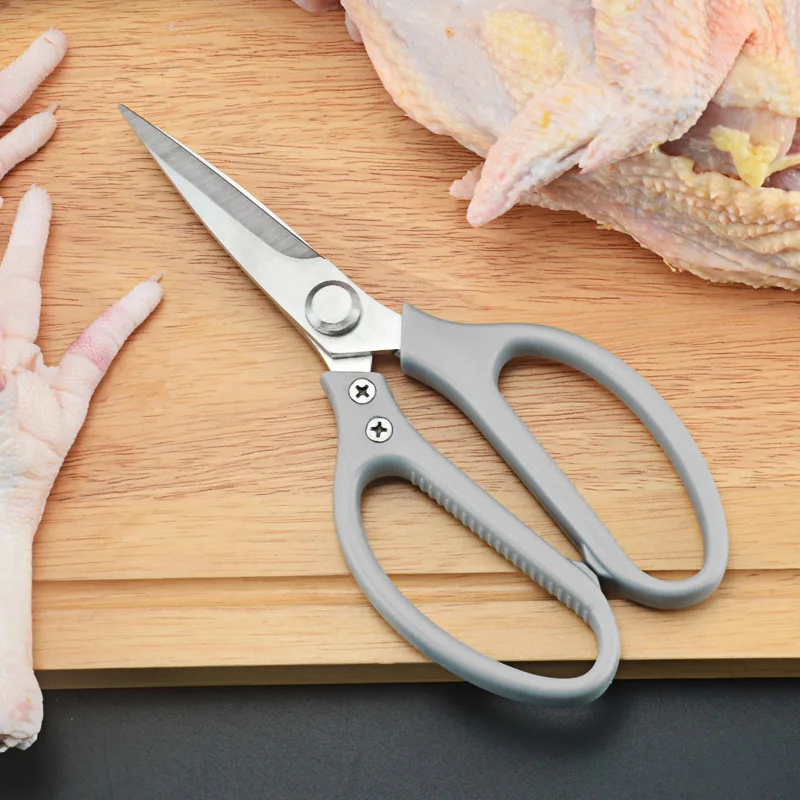 Professional Multi-functional Kitchen Scissors Stainless Steel Japanese Style Strong Chicken Bone Scissor Kitchen Tools