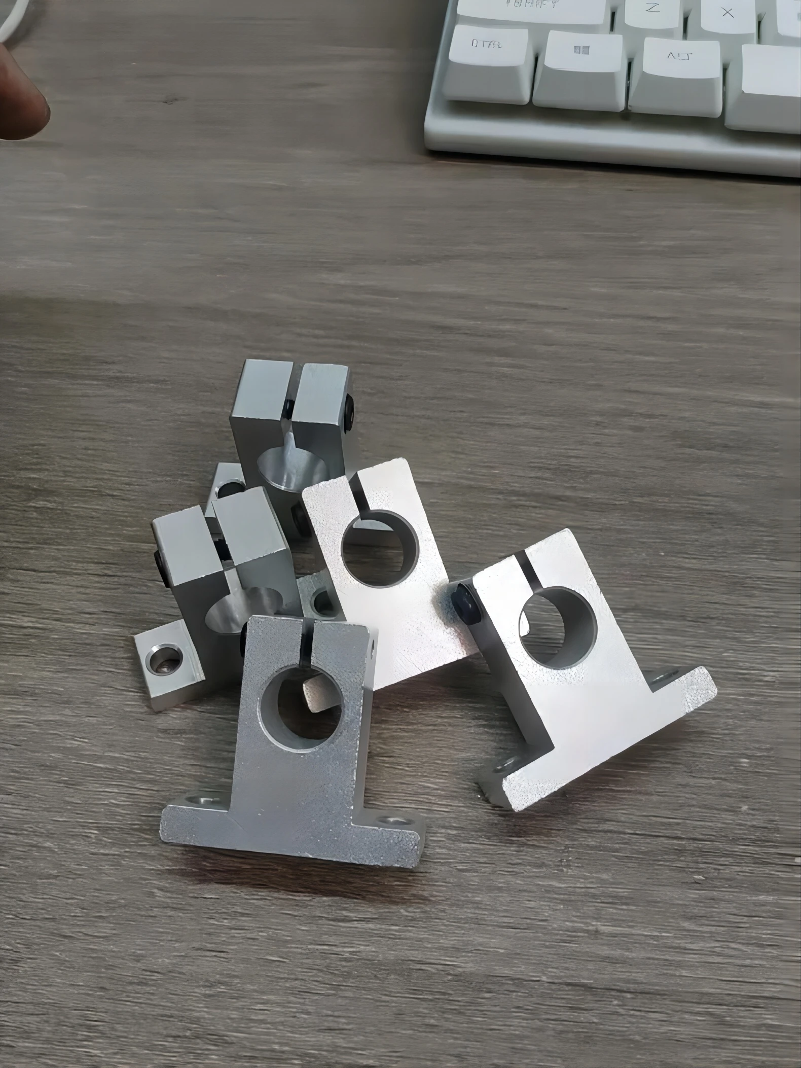 Aluminium Alloy 25MM SK SK25 Linear Guide Shaft Support Linear Shaft Support For Optical Axis