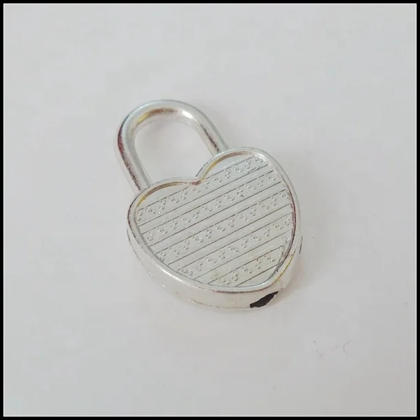 Маленький навесной замок из цинкового сплава для маленькой грязевой книги с ключом