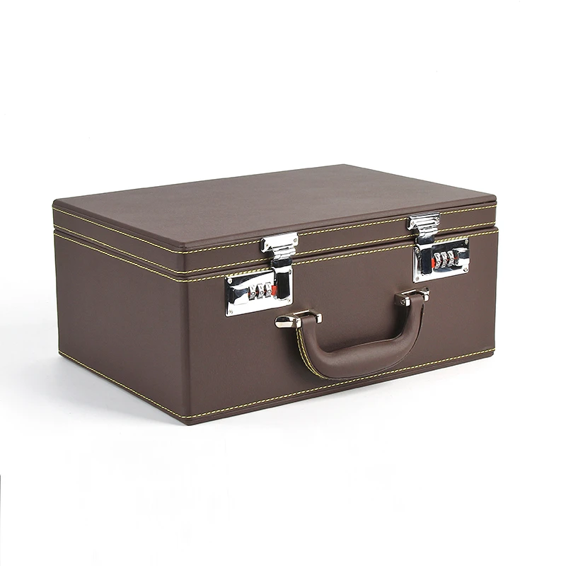 Nordic Wood Large Acrylic Display Stand Portable Leather Case Storage 10 Drawer Boutique Gold Jewelry Organizer Box