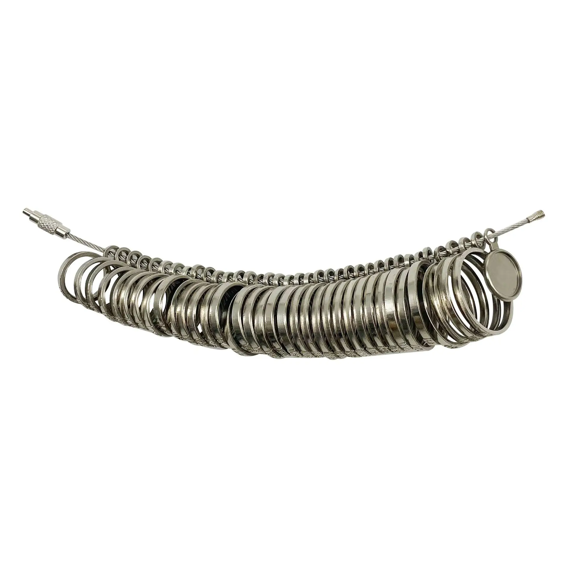 41-76 European degree metal ring ring measuring device finger size size measurement ring number enlarged jewelry tool