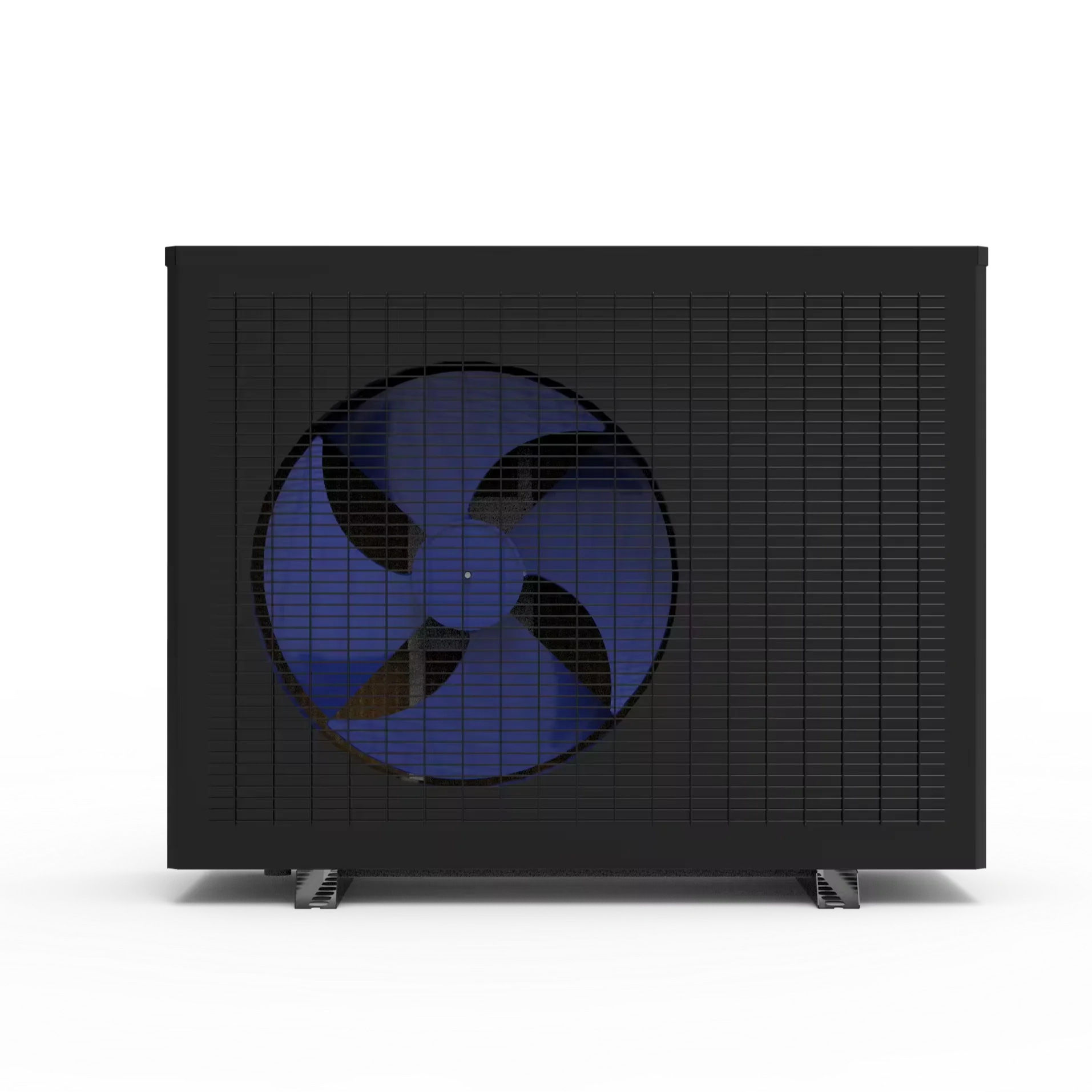 High COP R290 Air to Water DC Inverter EVI Heat Pump Water Heater Pump Electric Stainless Steel Laser Printing Wall Mounted YKR