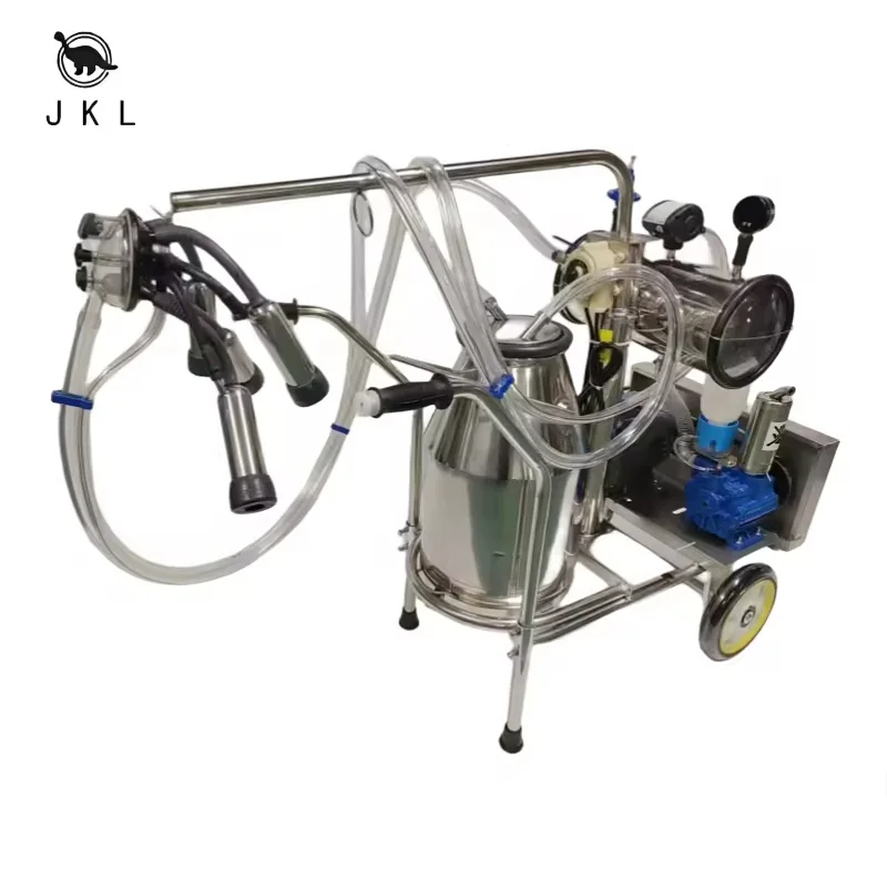 Factory Direct Sale 10-12 Cows Per Hour High Efficiency Dairy Portable Best Cow Milking Machine
