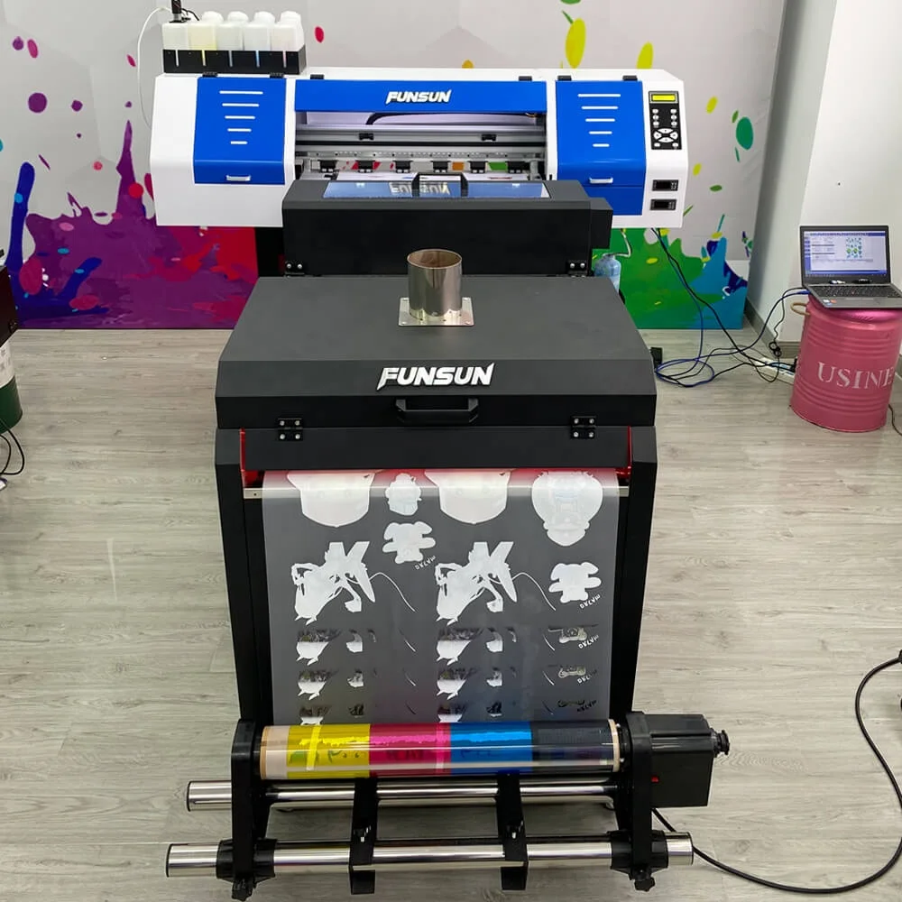  Funsun передовые FS-600 DTF ПЭТ-пленка принтер impressora холщовый мешок футболка одежды 60 см машина для любой