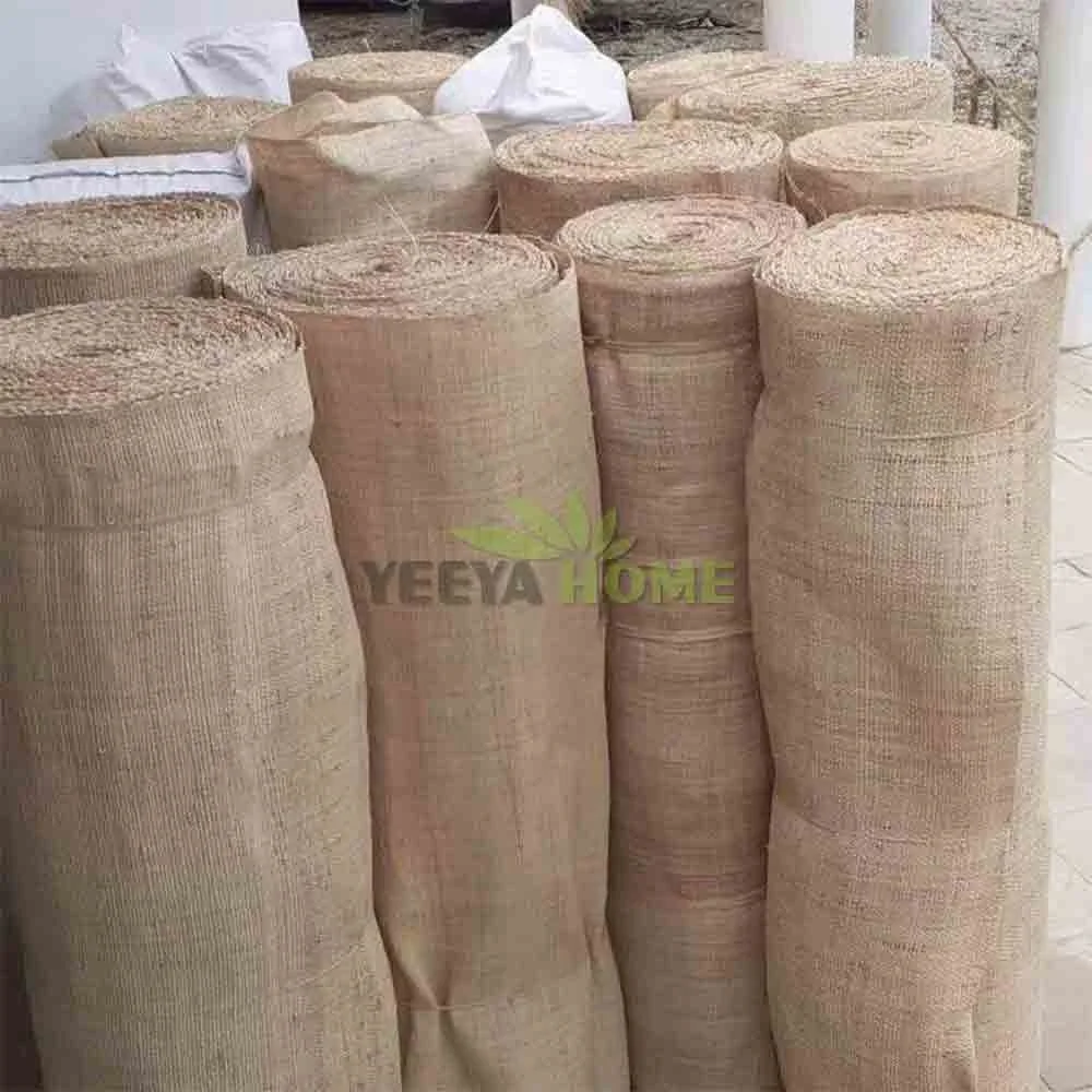 Popular Natural Raffia Material Fabric With Fringe Fiber for Hats Shoes Bags Wallpaper Home Decor