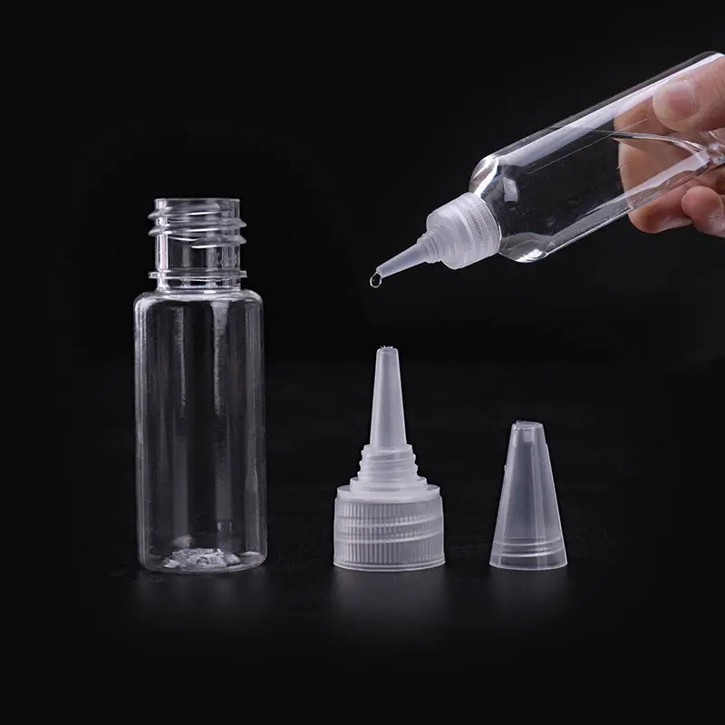 30ml 50ml 100ml 120ml 150ml 200ml 250ml Pet Clear Amber Bullet Shape Hair Oil Squeeze Bottle With Twist Top Cap