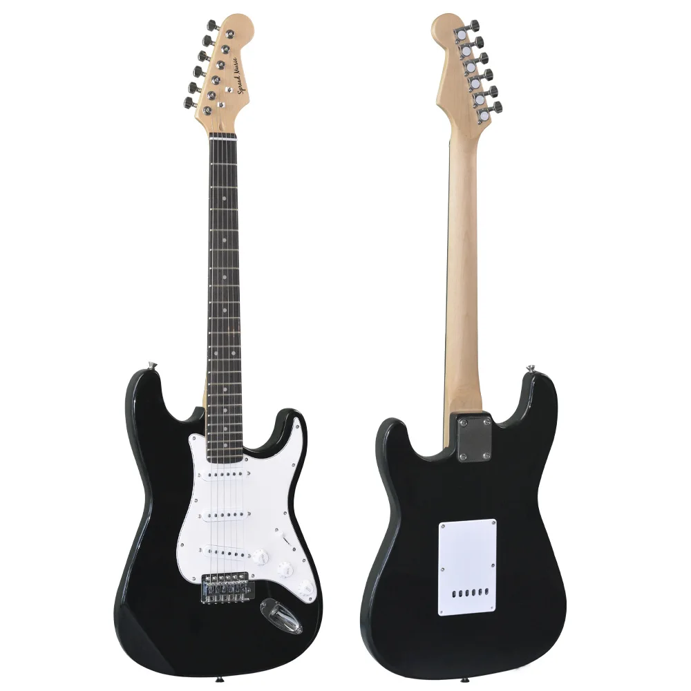 Beginner 39 Inch Full Size Guitar Black Electric Guitar