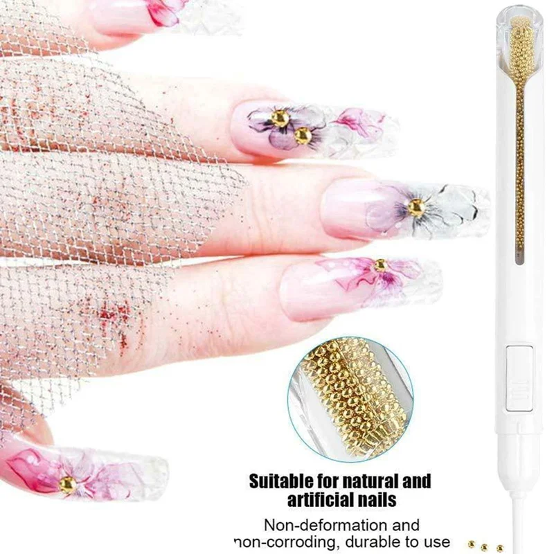 Bead Diameter Steel Beads Picking Dotting Pen Nail Art Tool Pick Up Small Ball Caviar Manicure Accessories Dotting Tool