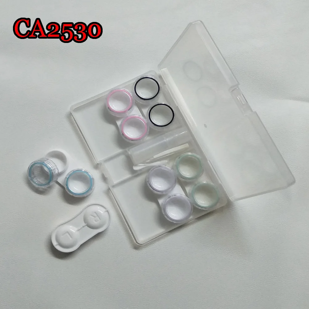 popular 6pcs contact lens set with pp saving box CA2530
