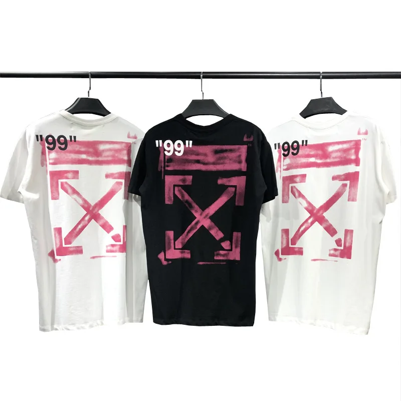 2023 New Wholesale High-quality 100% Cotton White Custom Brand Men T-shirts With Print Short Sleeve Unisex White T-shirt