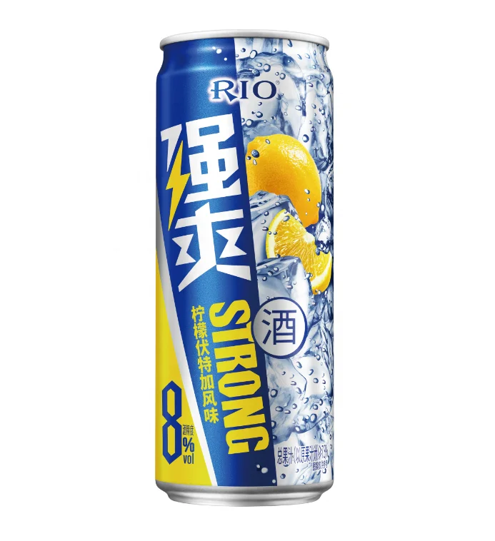 2022 RIO Cocktail Drink Alcohol Strong premixed 8%vol Lemon Vodka flavor cocktail can 500ml family bar Holiday Club Dinner party