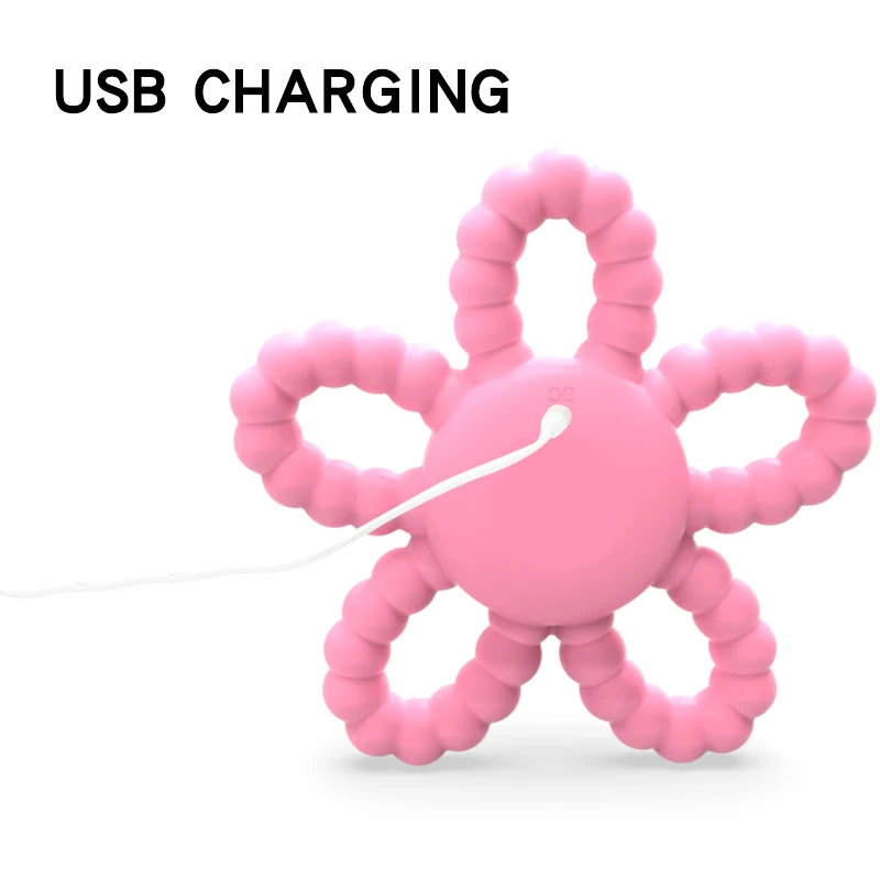 2024 Newest Medical Grade Silicone Baby Vibration Teether for Newborns Multiple Textures Sensory Exploration Teething Relief Toy