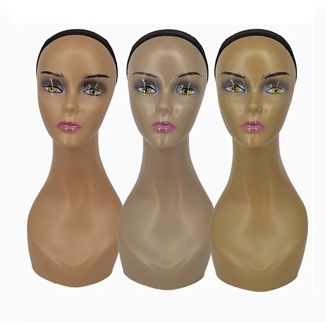 Европейский шарф красоты шляпа реквизит для демонстрации манекен парик голова Реалистичного манекена голова