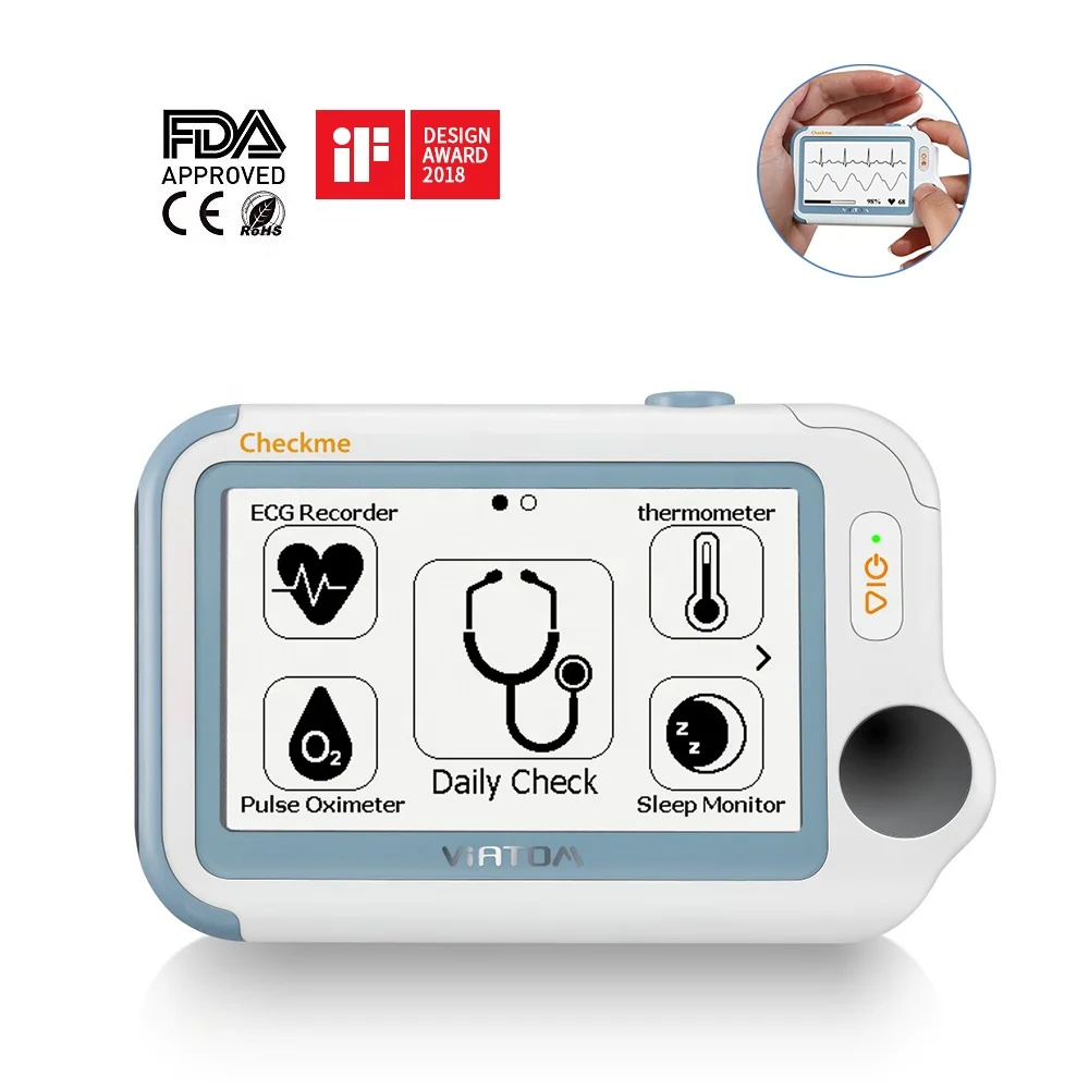 Viatom Checkme Pro Doctor ECG Holter Machine цифровой EKG NIBP SpO2 Монитор пульса