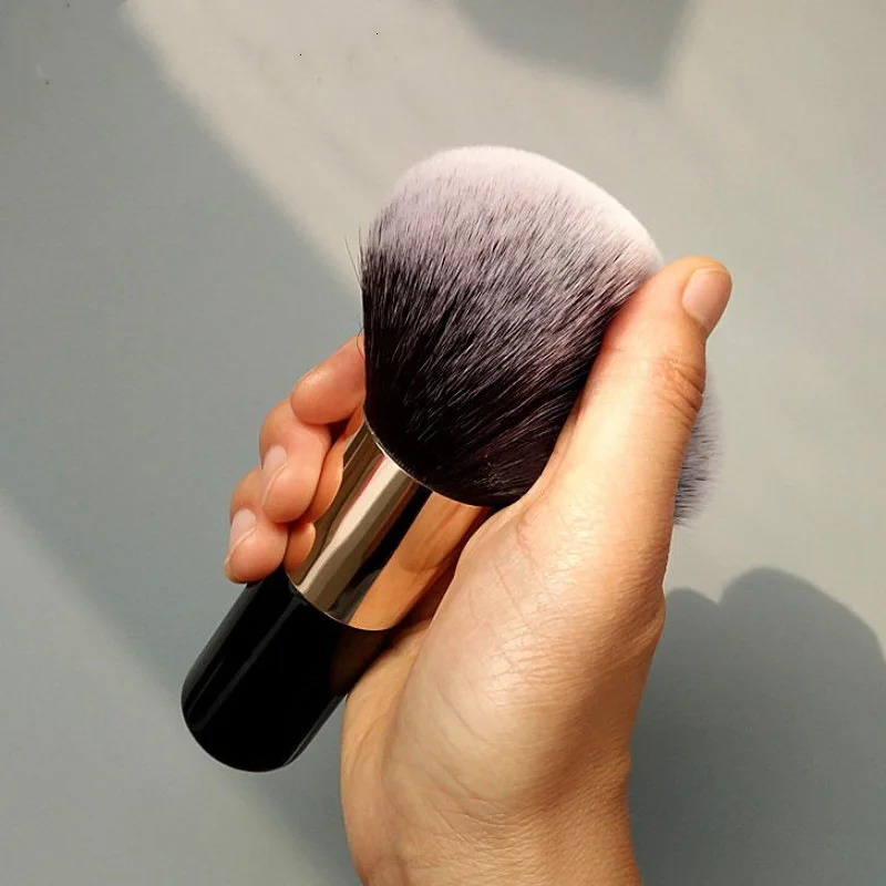 2024 Hot little fat flat head foundation brush support trademark custom single multi-functional powder makeup brush